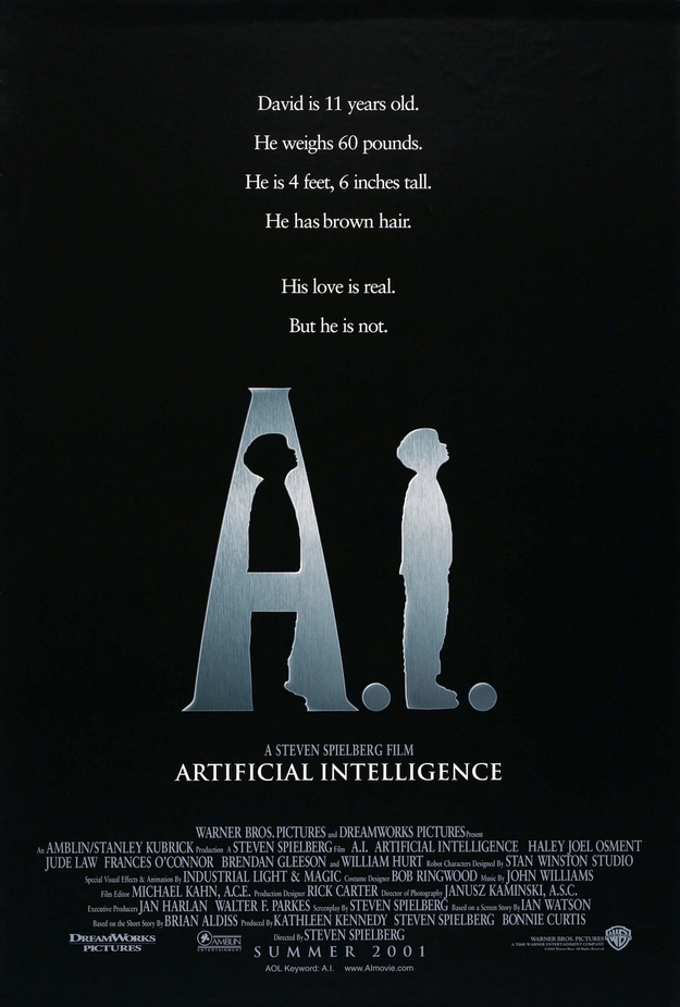 AI intelligence artificielle - affiche