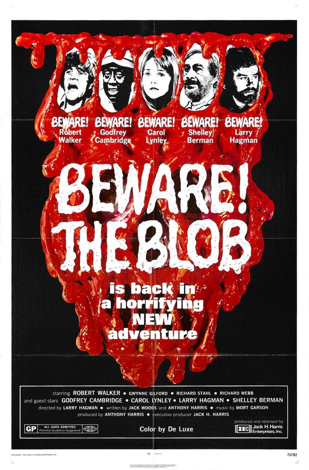 Attention au blob - affiche