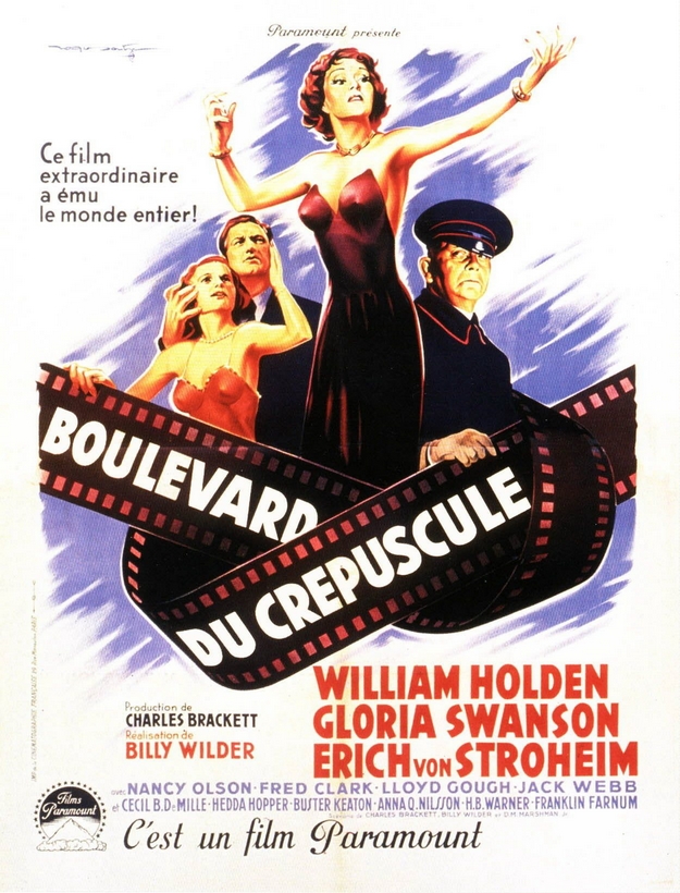 Boulevard du crépuscule - affiche française