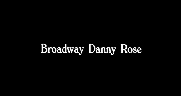 Broadway Danny Rose - générique