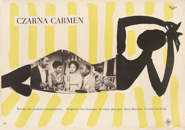 Carmen Jones - affiche polonaise