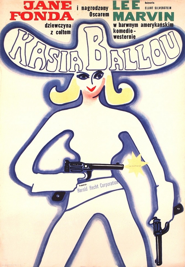 Cat Ballou - affiche polonaise