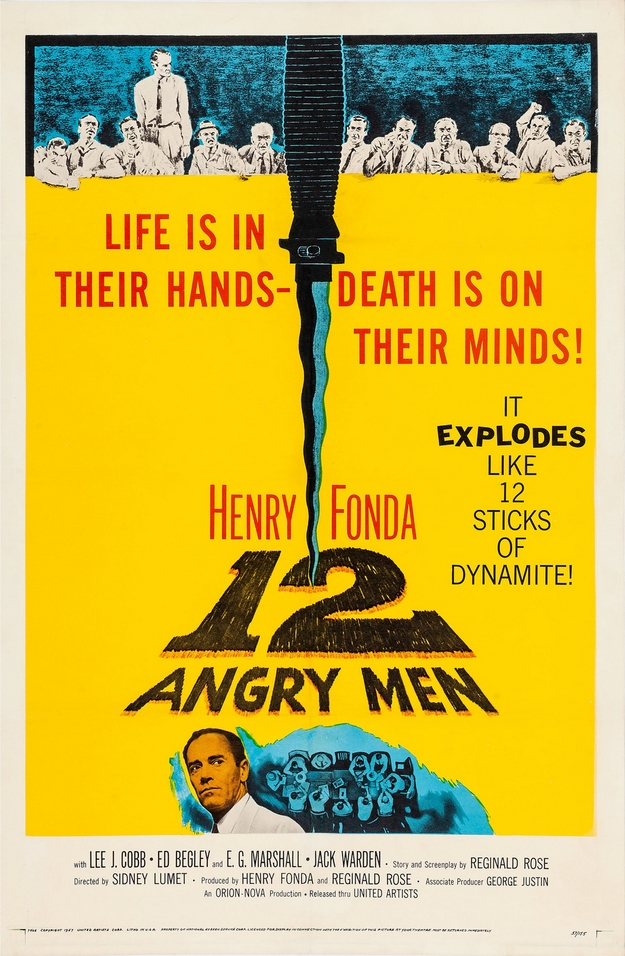 Douze hommes en colère - affiche