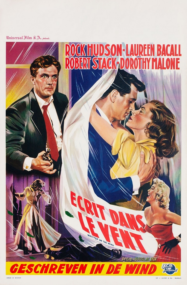 Ecrit sur du vent - affiche belge