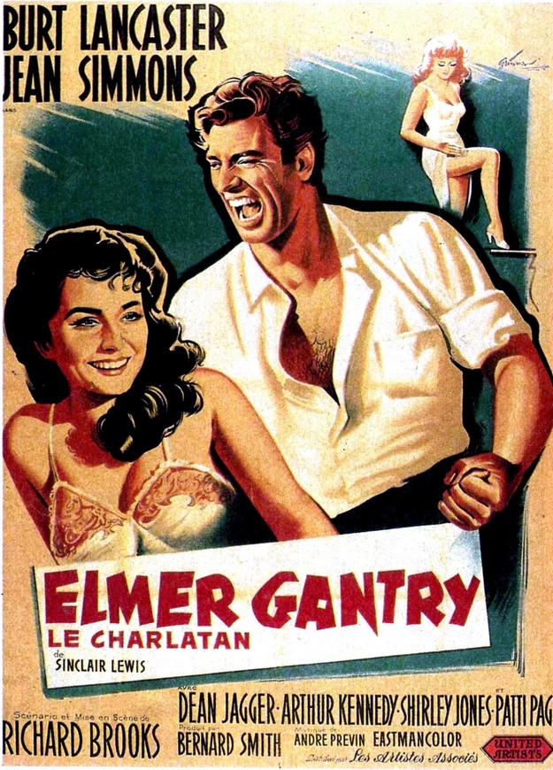 Elmer Gantry - affiche française