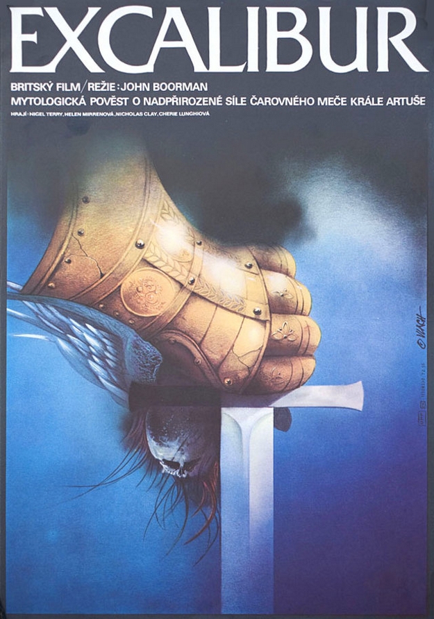 Excalibur - affiche tchèque