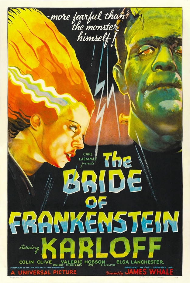 La fiancée de Frankenstein - affiche