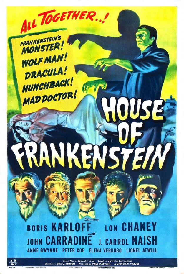 maison de Frankenstein - affiche