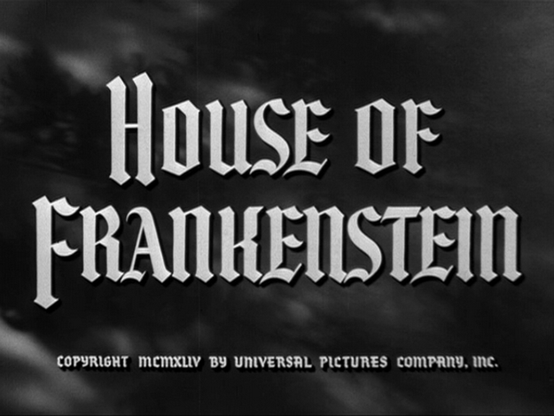 La maison de Frankenstein - générique