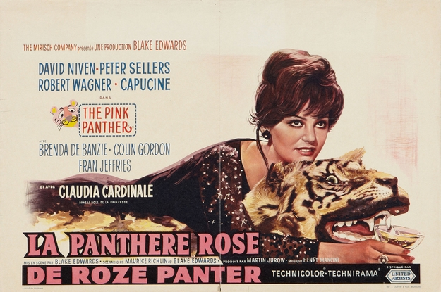 La panthère rose - affiche belge