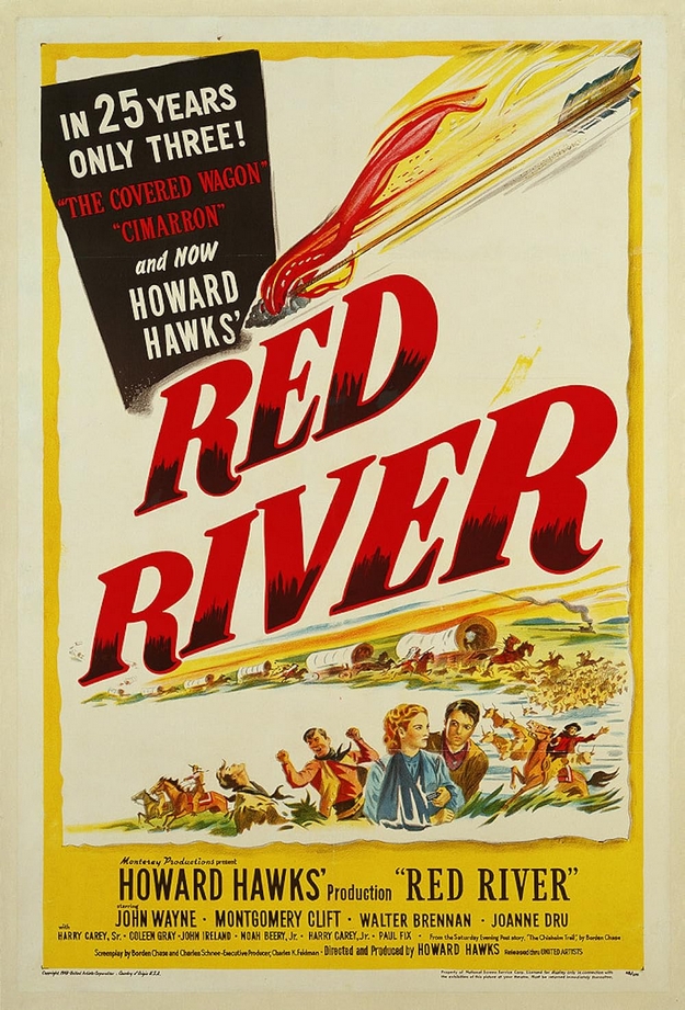 La rivière rouge - affiche