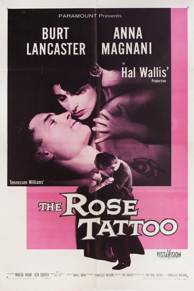 La rose tatouée - affiche