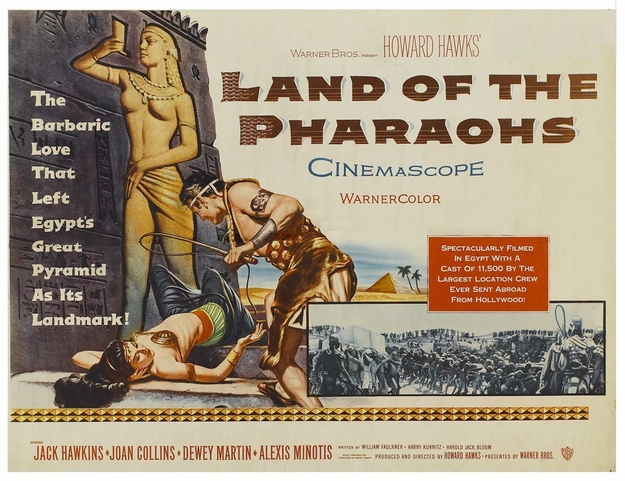 La terre des pharaons - affiche