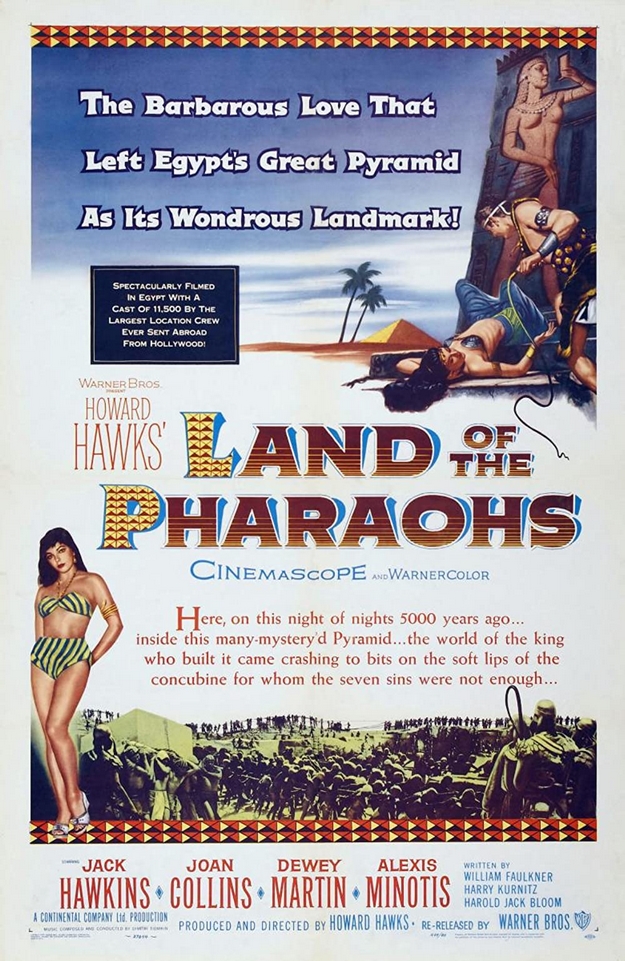 La terre des pharaons - affiche