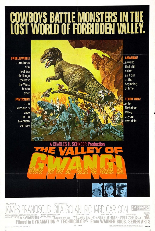 La vallée de Gwangi - affiche