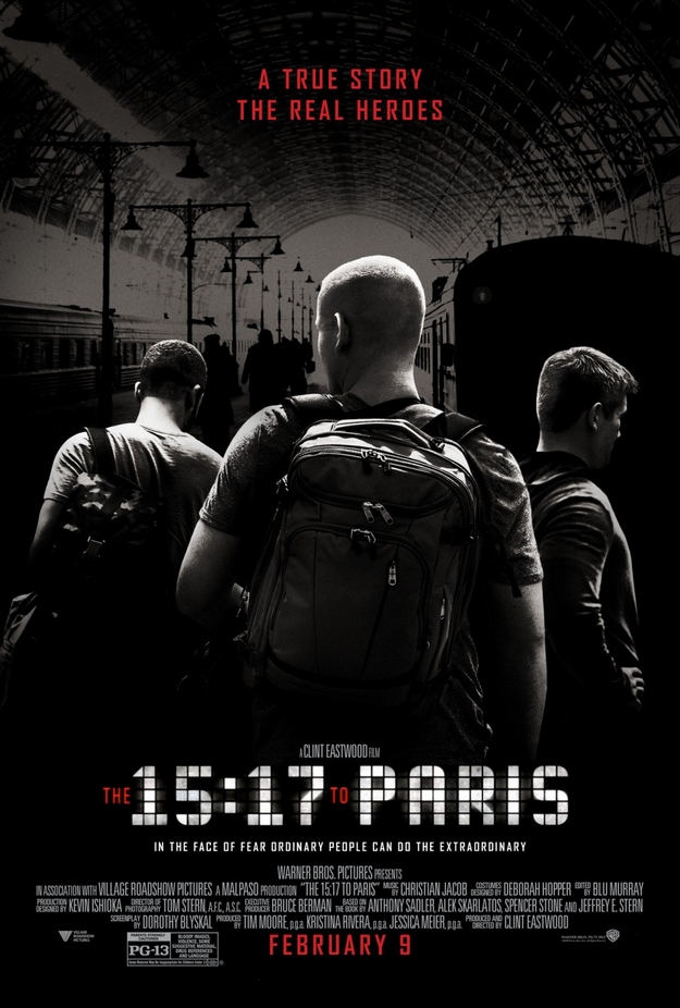 Le 15h17 pour Paris - affiche