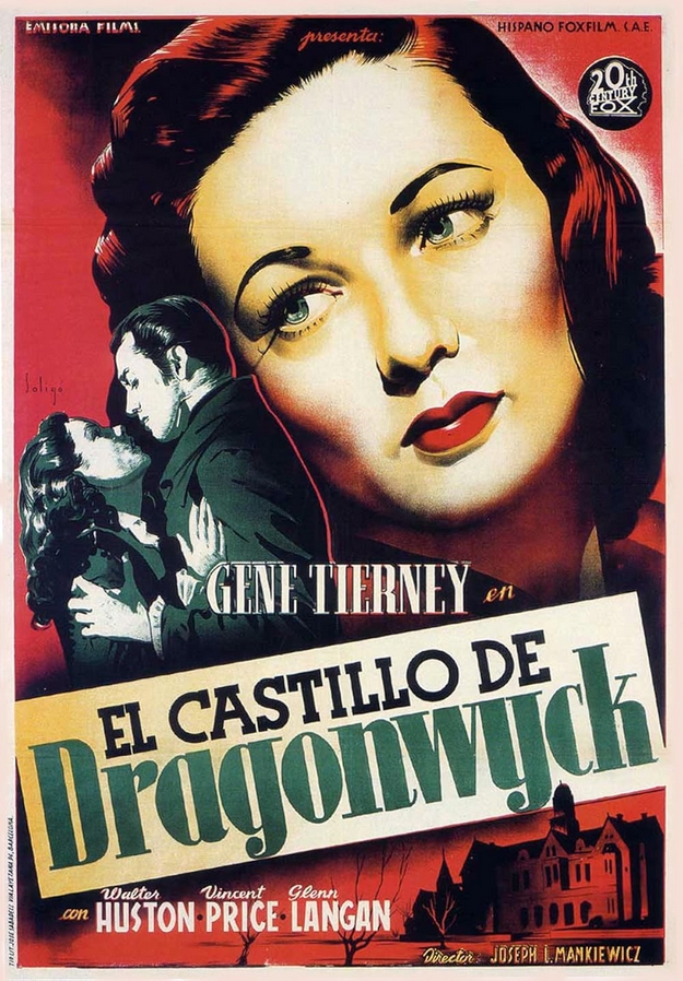 Le château du dragon - affiche espagnole