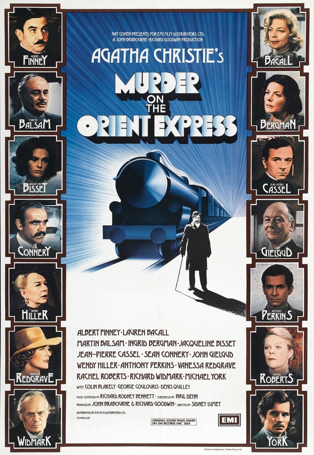 trains et affiches de films américains
