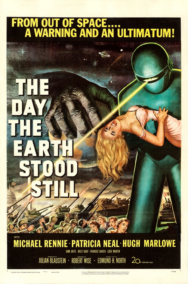 Le jour où la Terre s'arrêta 1951 - affiche
