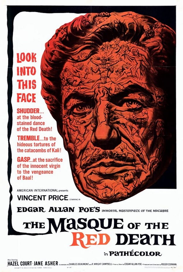 Le masque de la mort rouge - affiche