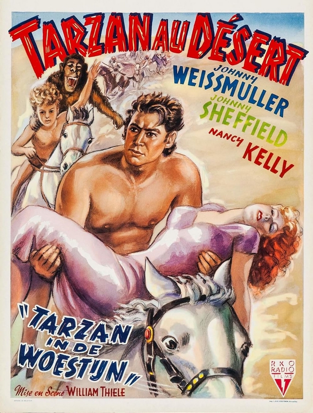 Le mystère de Tarzan - affiche belge