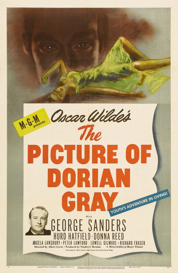 Le portrait de Dorian Gray - affiche