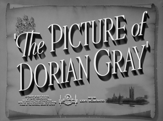 Le portrait de Dorian Gray - générique