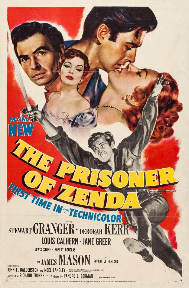 Le prisonnier de Zenda - affiche