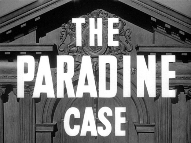 Le procès Paradine - générique