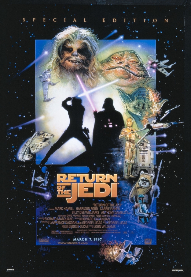 Le retour du Jedi - affiche de l'édition spéciale