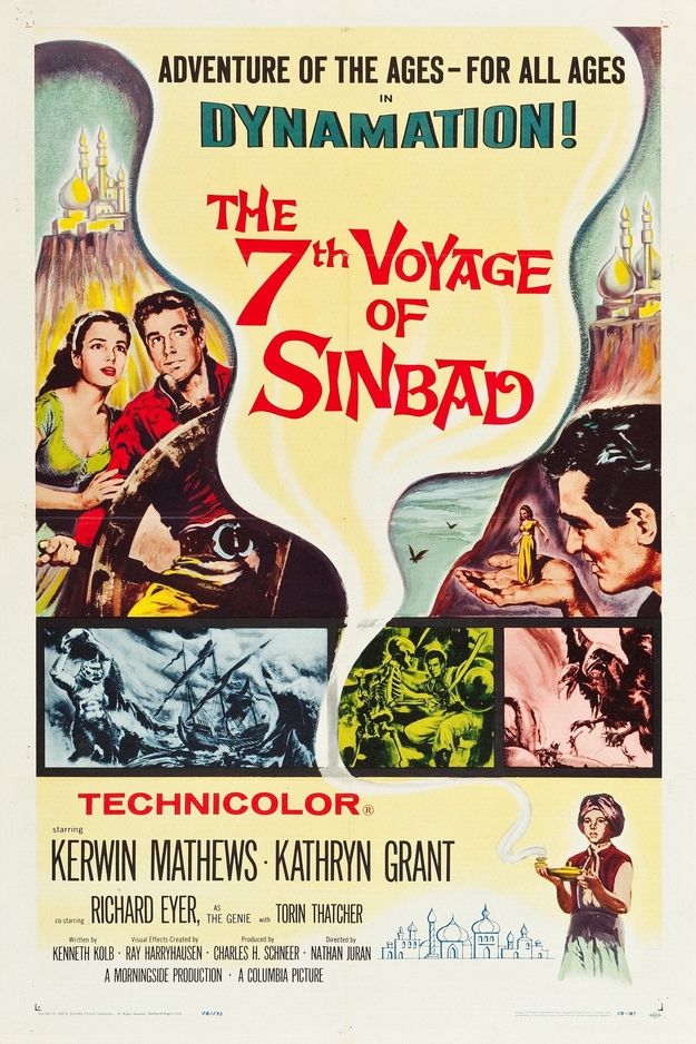 Le 7ème voyage de Sinbad - affiche