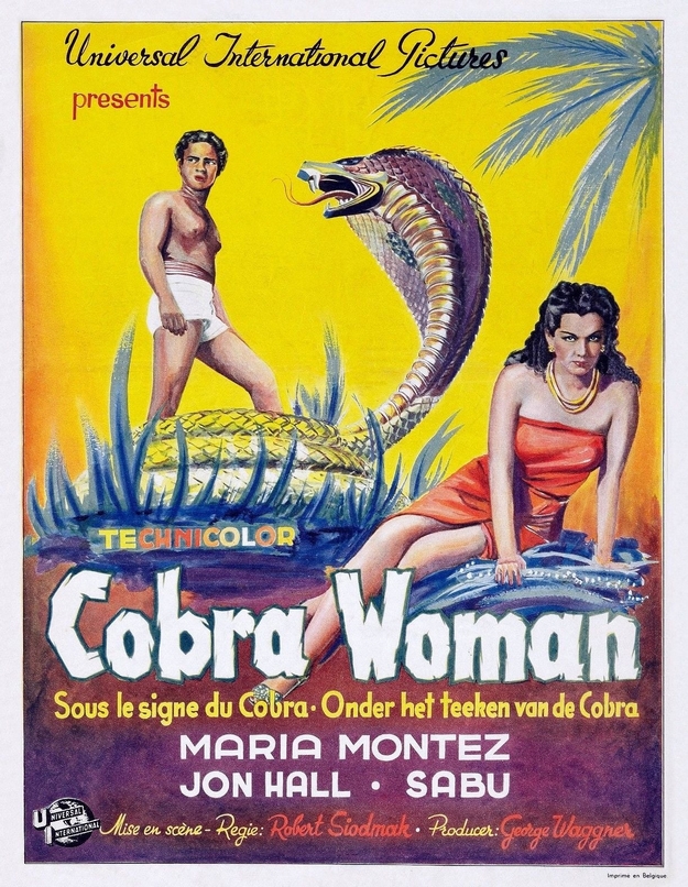 Le signe du cobra - affiche belge