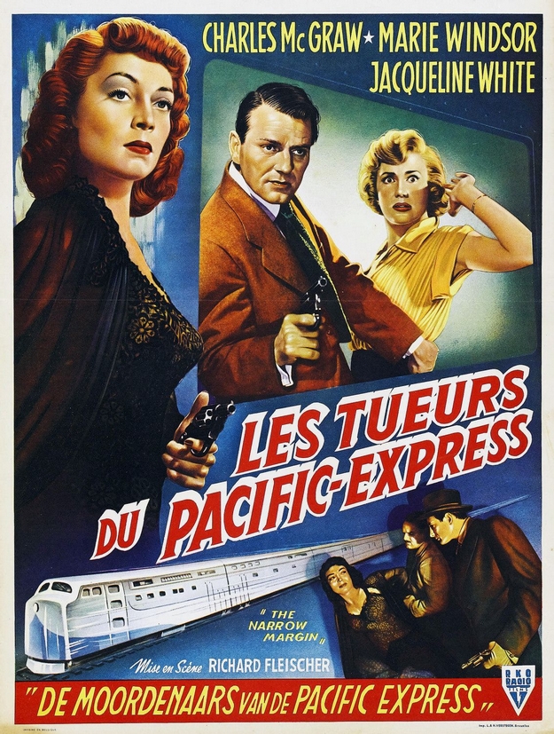énigme du Chicago Express - affiche belge