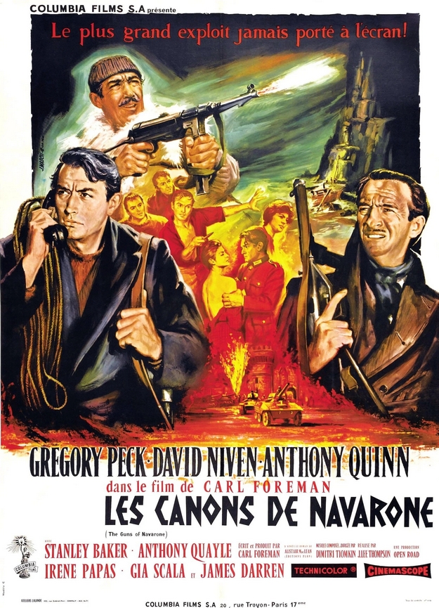 Les canons de Navarone - affiche française