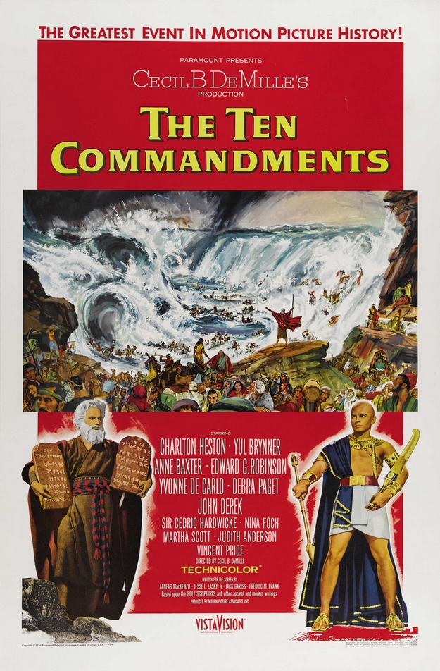 Les dix commandements - affiche
