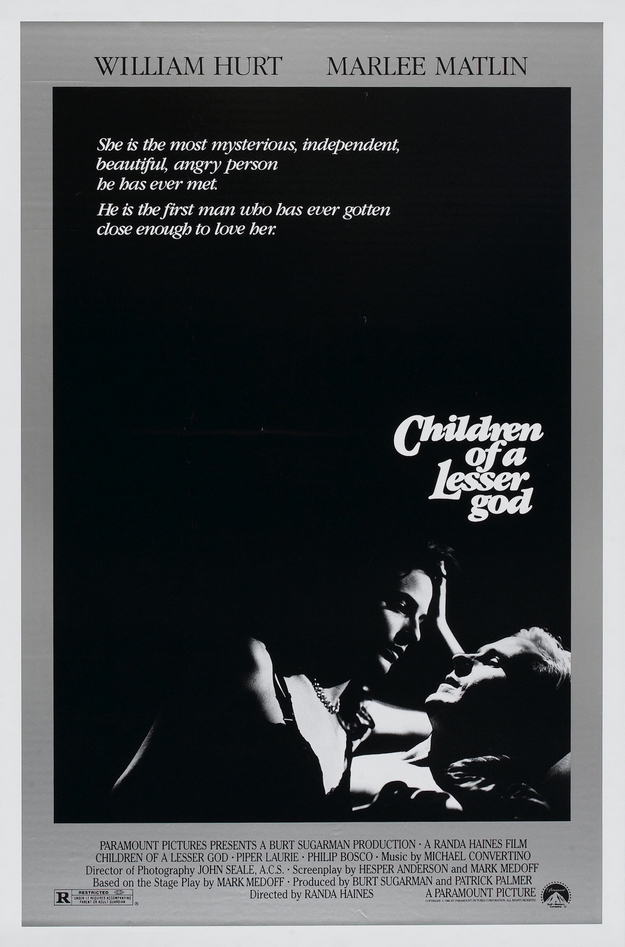 Les enfants du silence - affiche