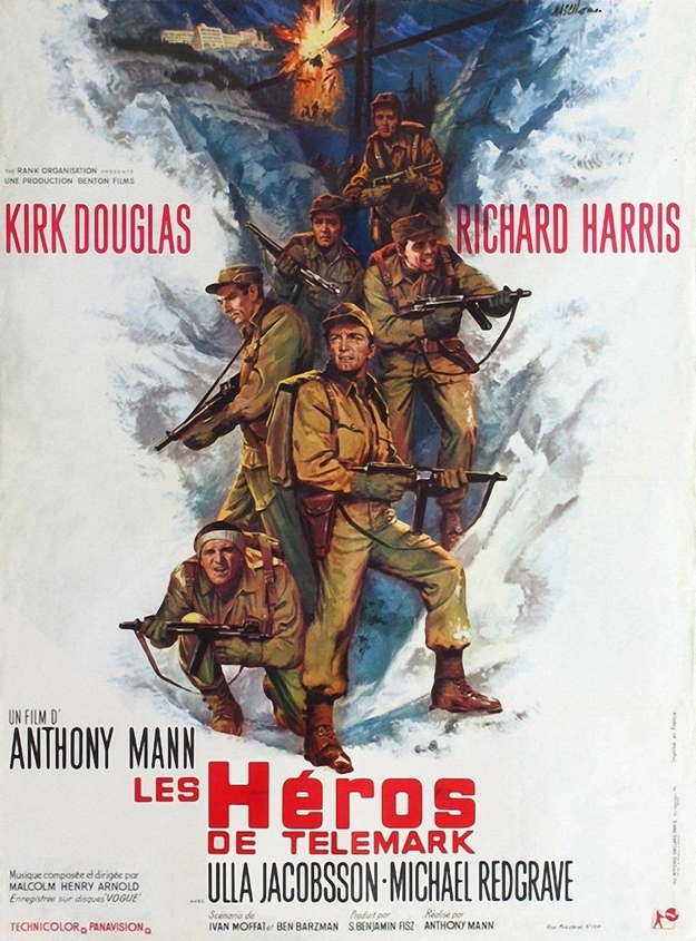 Les héros de Télémark - affiche française