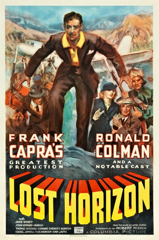 Les horizons perdus 1937 - affiche