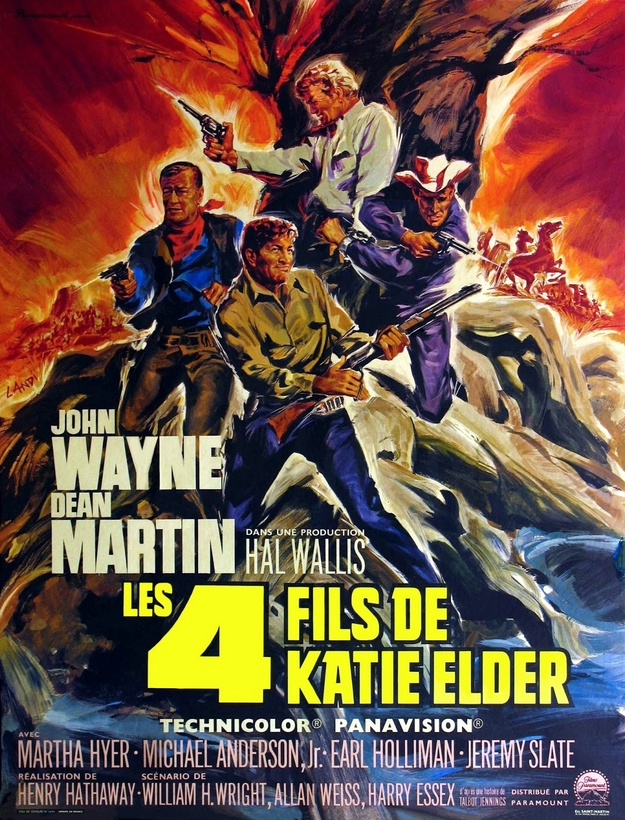 Les quatre fils de Katie Elder - affiche française