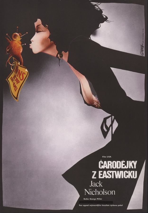 Les sorcières d'Eastwick - affiche tchèque
