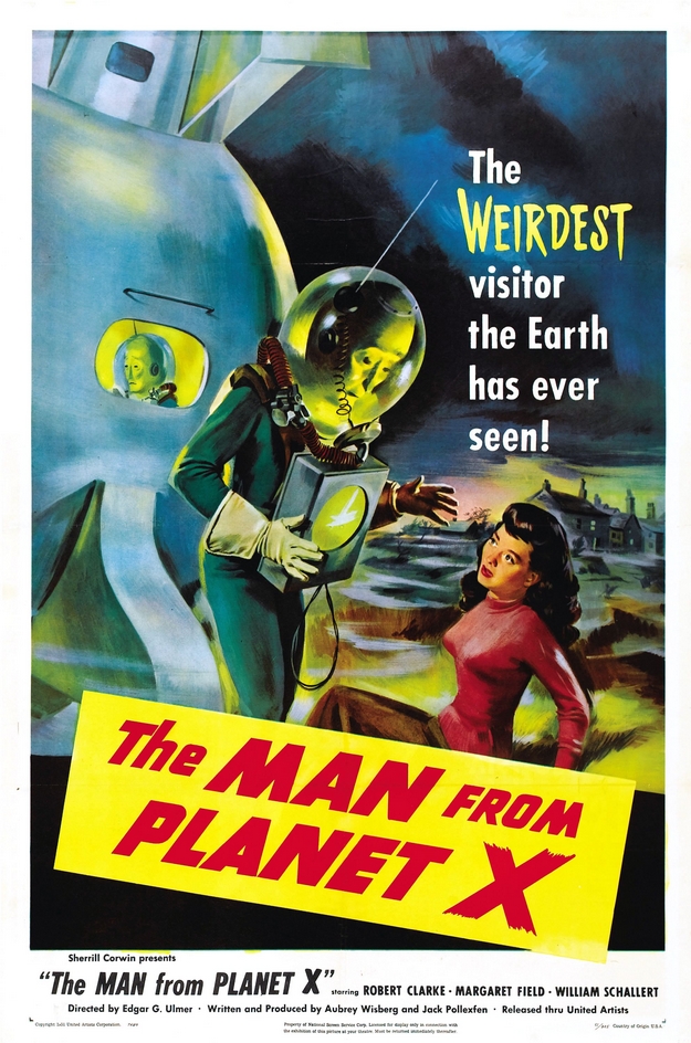 L'homme de la planète X - affiche