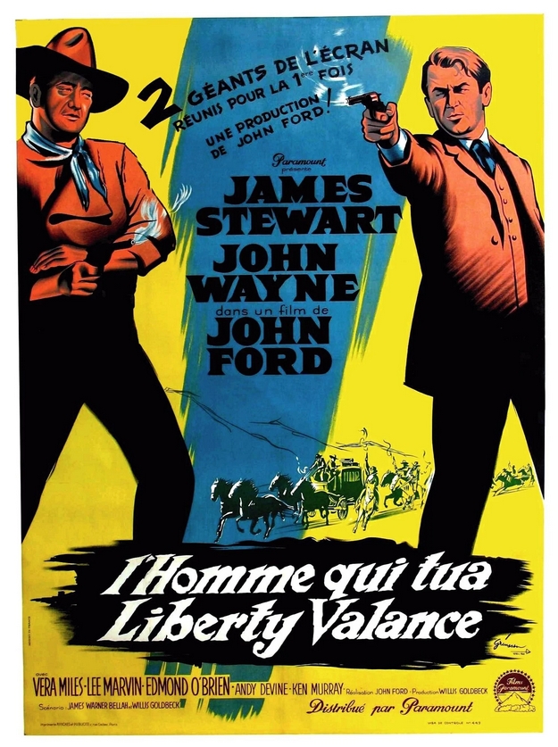 homme qui tua Liberty Valance - affiche française