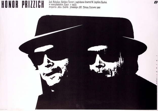 honneur des Prizzi - affiche polonaise