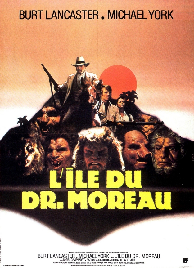 île du docteur Moreau - affiche française