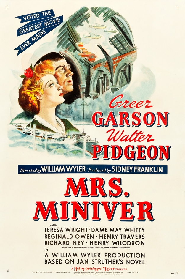 Madame Miniver - affiche