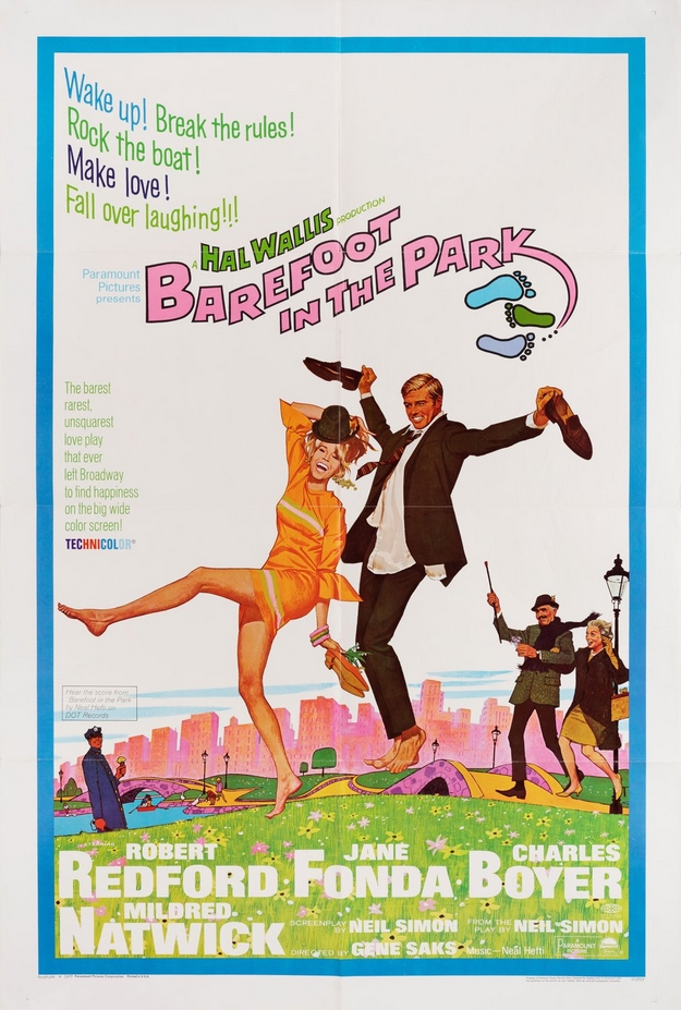 Pieds nus dans le parc - affiche