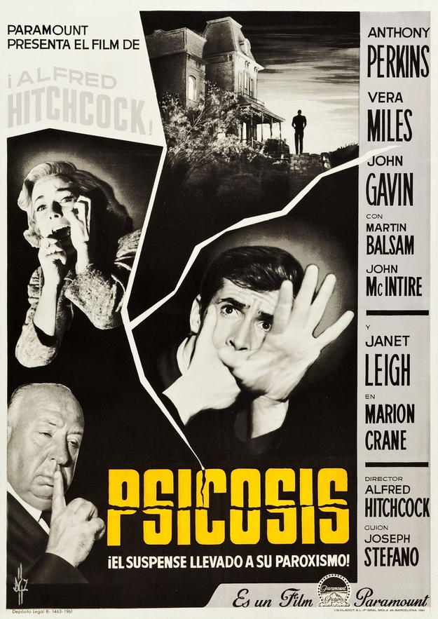 Psychose - affiche espagnole