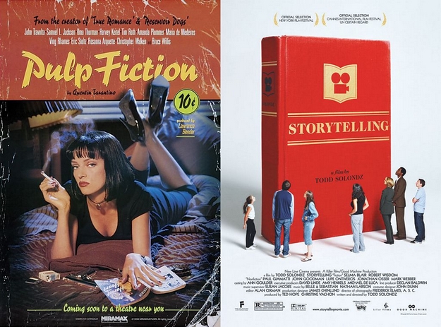 livres et affiches de films