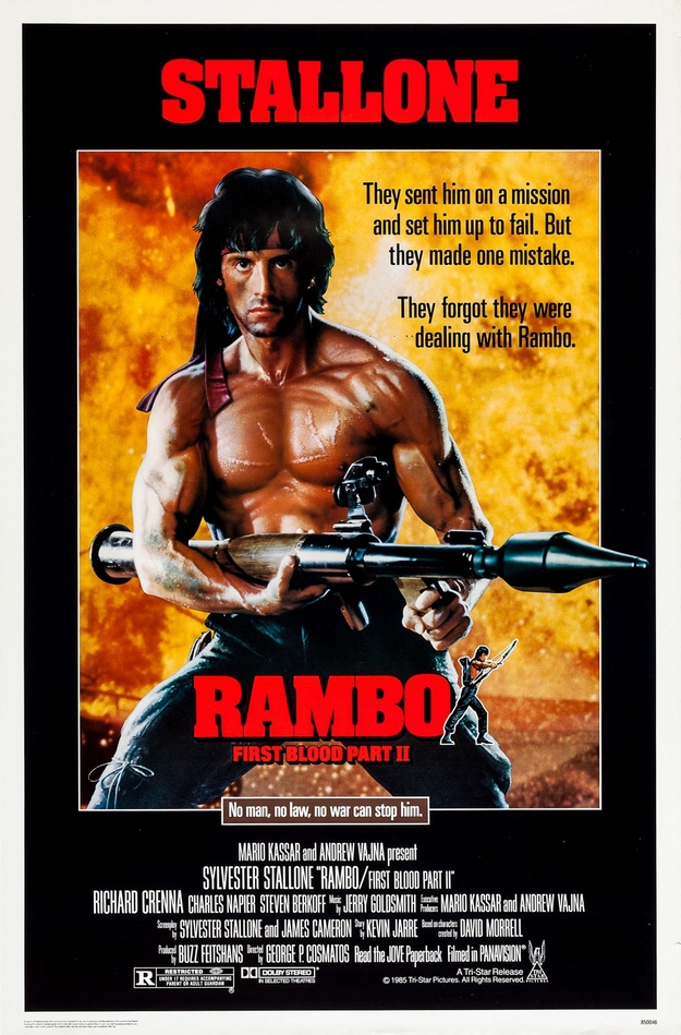 Rambo 2 - affiche