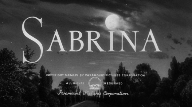 Sabrina 1954 - générique